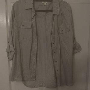 Petite button-up shirt
